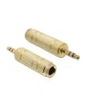 DELOCK 65360 Delock Adapter Stereo Jack 3.5mm 3pin > Stereo Jack 6.35mm 3pin metal - nr 19
