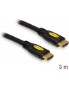 Delock kabel HDMI/HDMI V1.4, 3D TV pozłacane końcówki 3m - nr 24