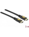 Delock kabel HDMI/HDMI V1.4, 3D TV pozłacane końcówki 3m - nr 47