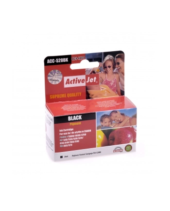ActiveJet  ACC-520Bk tusz czarny do drukarki Canon (zam. PGI-520Bk)    (CHIP) nr 1