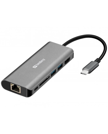 SANDBERG 136-18 Sandberg Stacja dokująca USB-C - HDMI+LAN+SD+USB, 61W nr 1