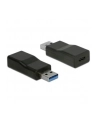 DELOCK 65696 Delock Konwerter USB 3.1 męski - USB Type-C, wtyk żeński, aktywny, czarny - nr 11