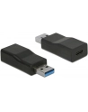 DELOCK 65696 Delock Konwerter USB 3.1 męski - USB Type-C, wtyk żeński, aktywny, czarny - nr 13