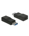 DELOCK 65696 Delock Konwerter USB 3.1 męski - USB Type-C, wtyk żeński, aktywny, czarny - nr 14