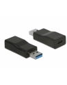 DELOCK 65696 Delock Konwerter USB 3.1 męski - USB Type-C, wtyk żeński, aktywny, czarny - nr 15