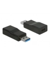 DELOCK 65696 Delock Konwerter USB 3.1 męski - USB Type-C, wtyk żeński, aktywny, czarny - nr 7
