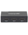ic intracom MANHATTAN 207867 Manhattan 2-portowy przełącznik AV HDMI 2x1 4K@60Hz zasilanie AC pilot IR - nr 10
