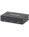 ic intracom MANHATTAN 207867 Manhattan 2-portowy przełącznik AV HDMI 2x1 4K@60Hz zasilanie AC pilot IR - nr 11