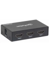 ic intracom MANHATTAN 207867 Manhattan 2-portowy przełącznik AV HDMI 2x1 4K@60Hz zasilanie AC pilot IR - nr 12