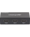 ic intracom MANHATTAN 207867 Manhattan 2-portowy przełącznik AV HDMI 2x1 4K@60Hz zasilanie AC pilot IR - nr 16