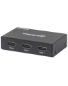 ic intracom MANHATTAN 207867 Manhattan 2-portowy przełącznik AV HDMI 2x1 4K@60Hz zasilanie AC pilot IR - nr 3