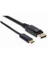 ic intracom MANHATTAN 152464 Manhattan Kabel monitorowy adapter USB-C na DisplayPort DP 4K M/M czarny 2m - nr 12