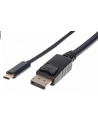 ic intracom MANHATTAN 152464 Manhattan Kabel monitorowy adapter USB-C na DisplayPort DP 4K M/M czarny 2m - nr 17