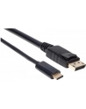 ic intracom MANHATTAN 152464 Manhattan Kabel monitorowy adapter USB-C na DisplayPort DP 4K M/M czarny 2m - nr 23
