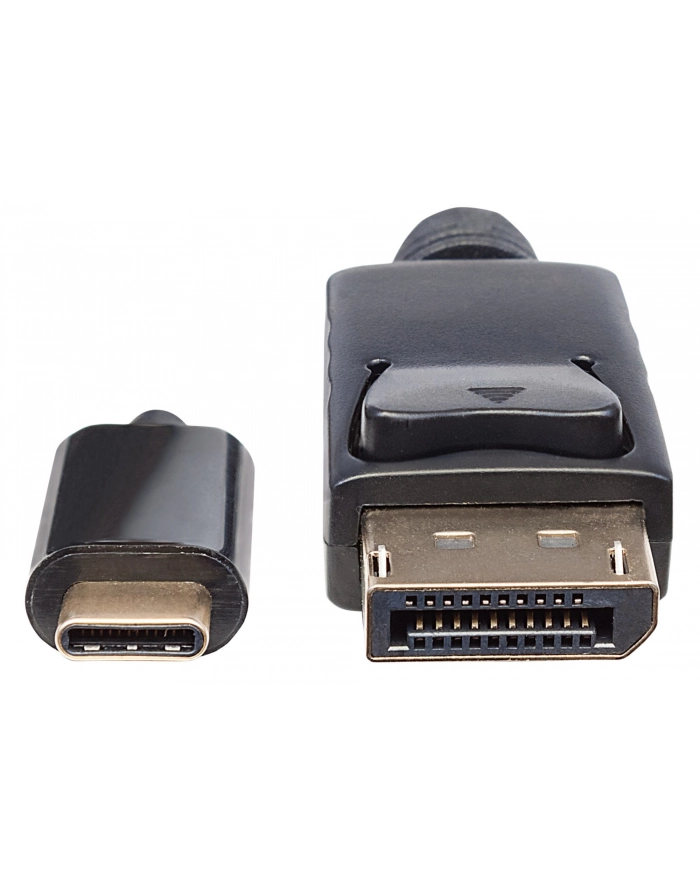 ic intracom MANHATTAN 152464 Manhattan Kabel monitorowy adapter USB-C na DisplayPort DP 4K M/M czarny 2m główny