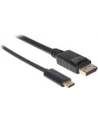 ic intracom MANHATTAN 152471 Manhattan Kabel monitorowy adapter USB-C na DisplayPort DP 4K M/M czarny 1m - nr 11