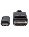 ic intracom MANHATTAN 152471 Manhattan Kabel monitorowy adapter USB-C na DisplayPort DP 4K M/M czarny 1m - nr 8