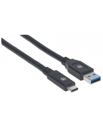 ic intracom MANHATTAN 354981 Manhattan Kabel USB-C 3.1 Gen1, USB C/USB A M/M 3m czarny