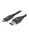 ic intracom MANHATTAN 354981 Manhattan Kabel USB-C 3.1 Gen1, USB C/USB A M/M 3m czarny - nr 6
