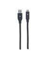 ic intracom MANHATTAN 354981 Manhattan Kabel USB-C 3.1 Gen1, USB C/USB A M/M 3m czarny - nr 7