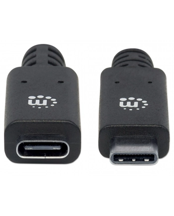 ic intracom MANHATTAN 355230 Manhattan Kabel USB-C 3.1 Gen2, USB C/USB C M/F 50cm czarny nr 1