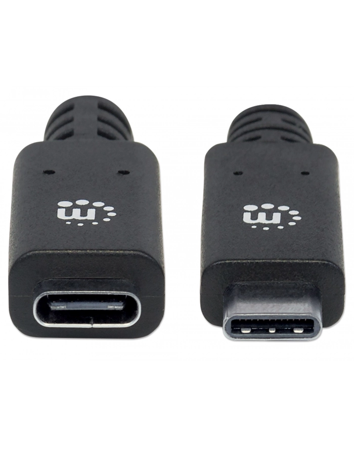 ic intracom MANHATTAN 355230 Manhattan Kabel USB-C 3.1 Gen2, USB C/USB C M/F 50cm czarny główny
