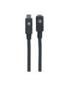 ic intracom MANHATTAN 355230 Manhattan Kabel USB-C 3.1 Gen2, USB C/USB C M/F 50cm czarny - nr 18