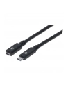 ic intracom MANHATTAN 355230 Manhattan Kabel USB-C 3.1 Gen2, USB C/USB C M/F 50cm czarny - nr 6