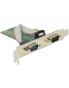 DELOCK 89555 Delock Card PCI express -> 2x RS-232, DB9 (M) - nr 22