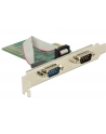 DELOCK 89555 Delock Card PCI express -> 2x RS-232, DB9 (M) - nr 24