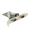 DELOCK 89555 Delock Card PCI express -> 2x RS-232, DB9 (M) - nr 25