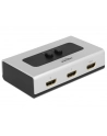 DELOCK 87663 Delock przełącznik Video 2-port HDMI - ręczny, szary - nr 17