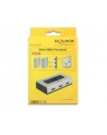 DELOCK 87663 Delock przełącznik Video 2-port HDMI - ręczny, szary - nr 1