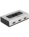 DELOCK 87663 Delock przełącznik Video 2-port HDMI - ręczny, szary - nr 26