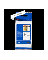 BROTHER TZEN251 Taśma Brother 24mm BLACK ON WHITE NON LAMINATED - nr 16