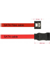 DELOCK 83834 Delock Przewód SATA FLEXI 6 Gb/s o dł. 30 cm, czerwony, metalowe zaciski - nr 13