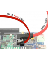 DELOCK 83834 Delock Przewód SATA FLEXI 6 Gb/s o dł. 30 cm, czerwony, metalowe zaciski - nr 18