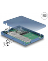 DELOCK 62731 Delock Konwerter USB 3.1-B, (F) - gniazdo M.2 / mSATA z obudową - nr 26