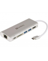 SANDBERG 136-18 Sandberg Stacja dokująca USB-C - HDMI+LAN+SD+USB, 61W - nr 2