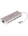 SANDBERG 136-18 Sandberg Stacja dokująca USB-C - HDMI+LAN+SD+USB, 61W - nr 3