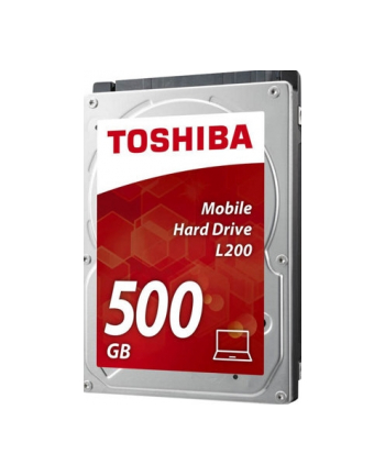 toshiba europe TOSHIBA HDWK105UZSVA Dysk twardy Toshiba L200, 2.5, 500GB, SATA/600, 5400RPM, 8MB cache