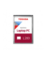 toshiba europe TOSHIBA HDWL120UZSVA Dysk twardy Toshiba L200, 2.5, 2TB, SATA/600, 5400RPM, 128MB cache - nr 23