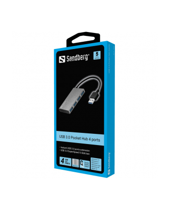 SANDBERG 133-88 Sandberg HUB USB 3.0 porty 4