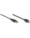 ic intracom MANHATTAN 338653 Manhattan Przedłużacz USB 2.0 A-A M/Ż 1,8m czarny - nr 3