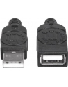 ic intracom MANHATTAN 338653 Manhattan Przedłużacz USB 2.0 A-A M/Ż 1,8m czarny - nr 5