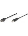 ic intracom MANHATTAN 338653 Manhattan Przedłużacz USB 2.0 A-A M/Ż 1,8m czarny - nr 6