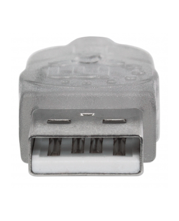 ic intracom MANHATTAN 340496 Manhattan Kabel USB 2.0 A-A M/F 3m srebrny