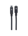 ic intracom MANHATTAN 355230 Manhattan Kabel USB-C 3.1 Gen2, USB C/USB C M/F 50cm czarny - nr 28