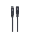 ic intracom MANHATTAN 355230 Manhattan Kabel USB-C 3.1 Gen2, USB C/USB C M/F 50cm czarny - nr 32