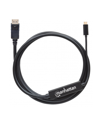 ic intracom MANHATTAN 152464 Manhattan Kabel monitorowy adapter USB-C na DisplayPort DP 4K M/M czarny 2m